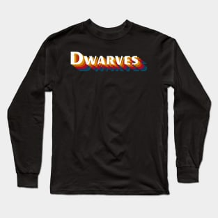 retro vintage Dwarves Long Sleeve T-Shirt